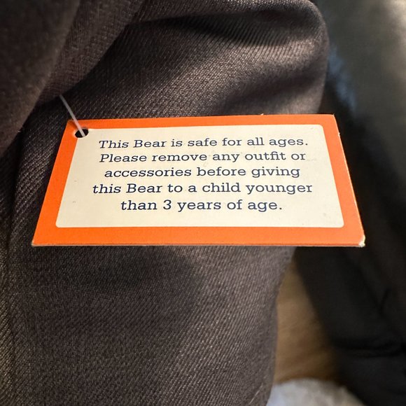 Limited Edition Vermont Teddy Bear Company 50 Shades of Grey Bear - Picture 3 of 8